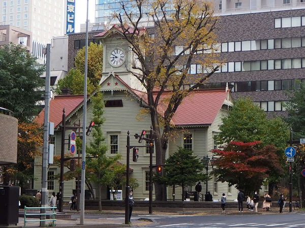 札幌市時計台（旧札幌農学校演武場）の写真