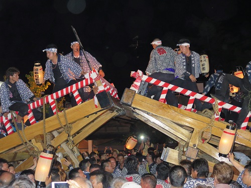 角館祭りのやま行事の写真