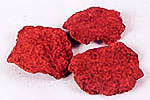 染料などに使用される紅餅の写真