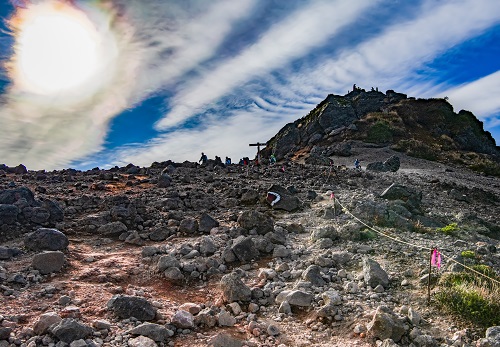 安達太良連峰の写真