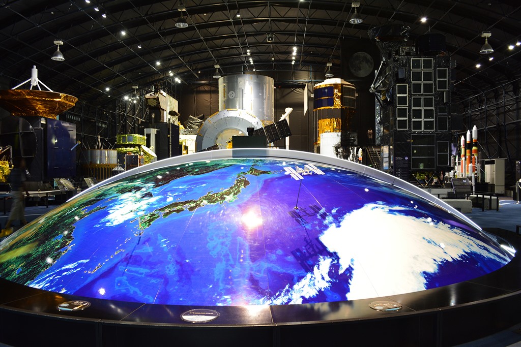 筑波宇宙センター　展示館「スペースドーム」の写真