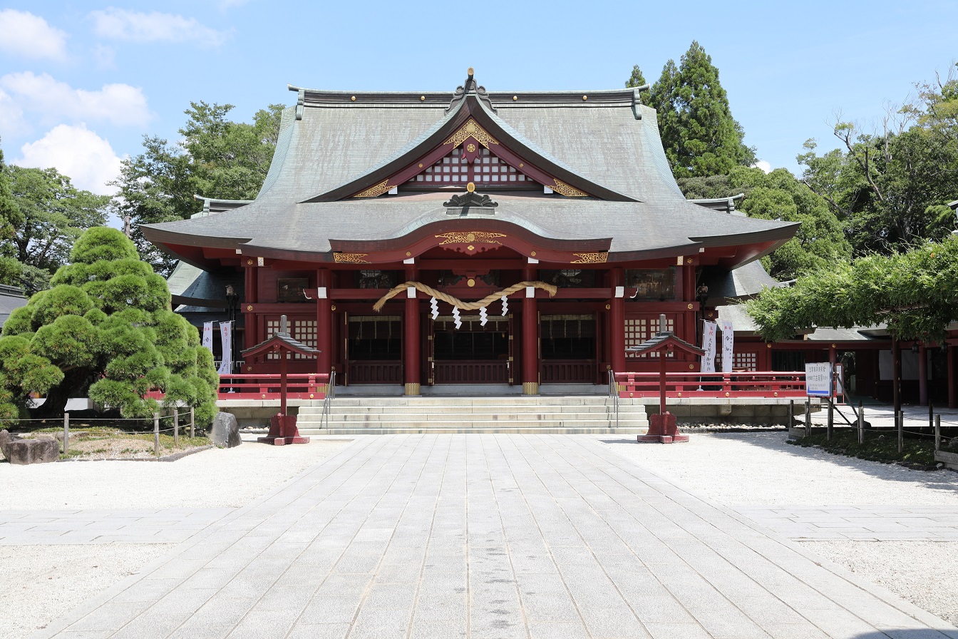 笠間稲荷神社拝殿の写真