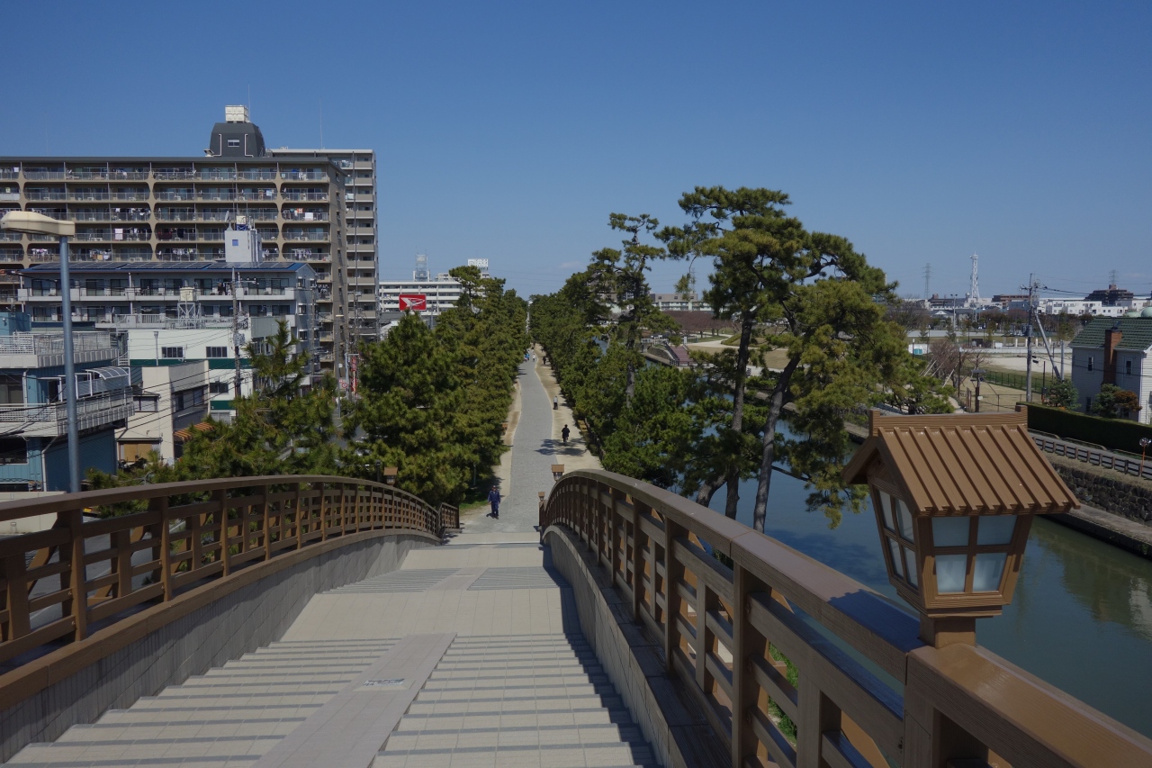 矢立橋から、北を望むの写真