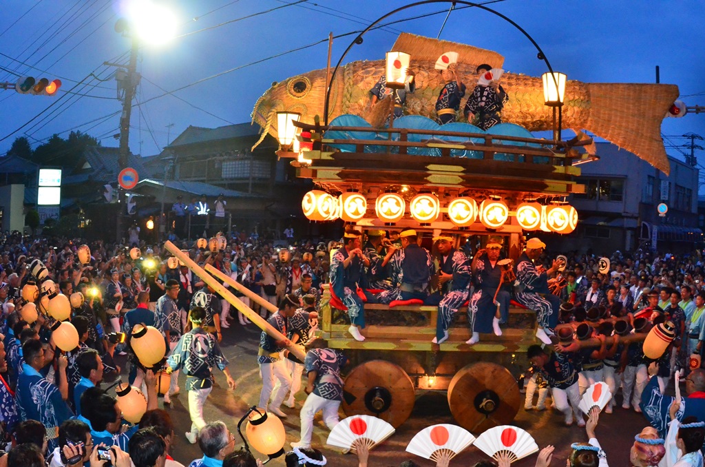 佐原の大祭夏祭りの写真