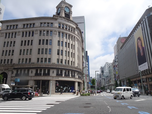 銀座通りの写真