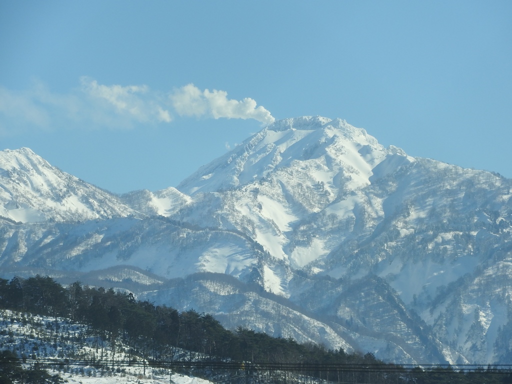冬の焼山の写真