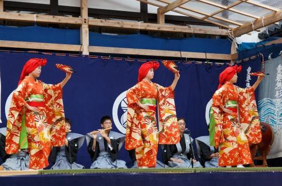 下野の綾子舞の写真