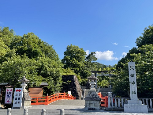 武田神社（武田氏躑躅ヶ崎館跡）の写真