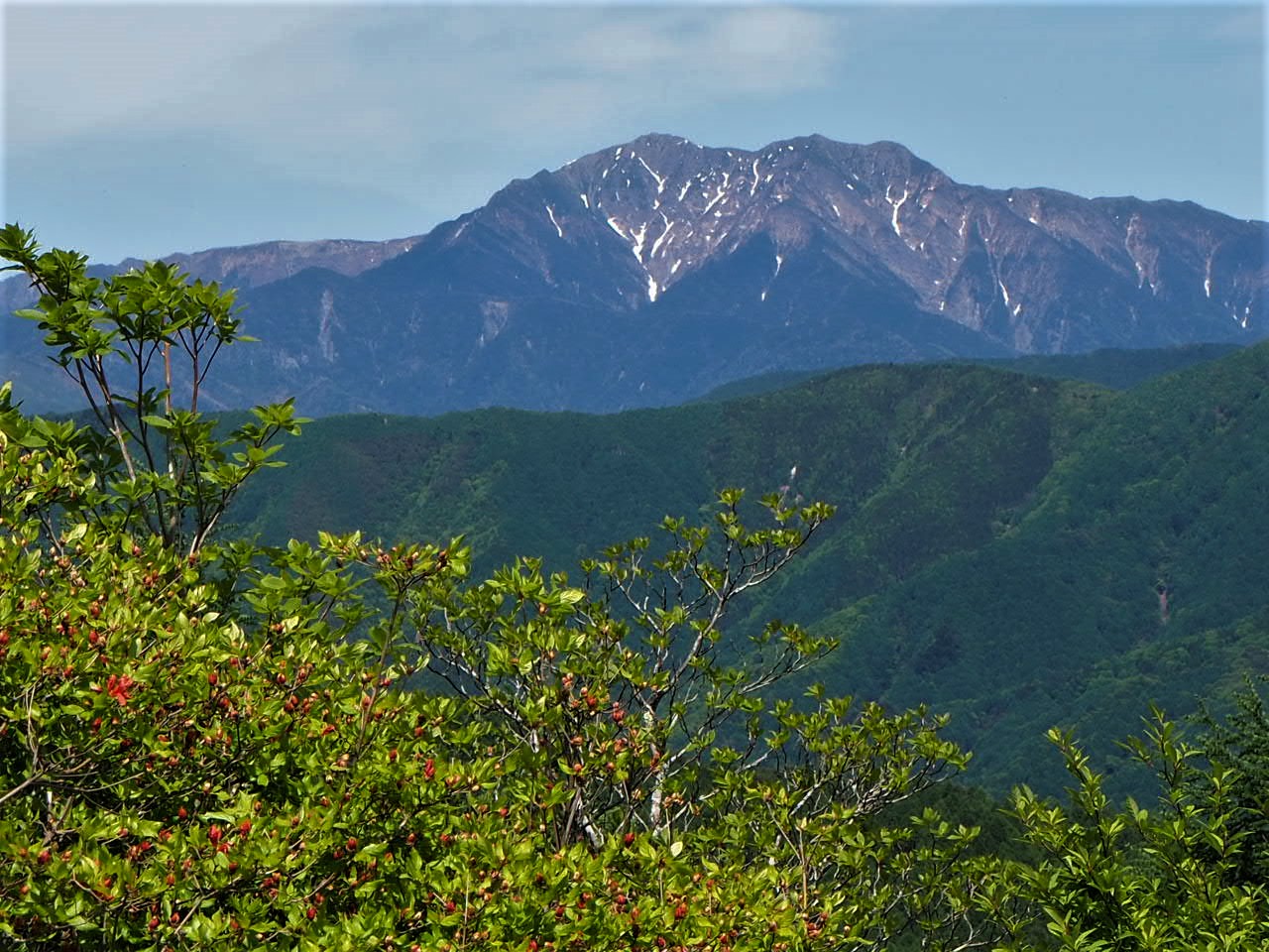 陣馬形山からの写真