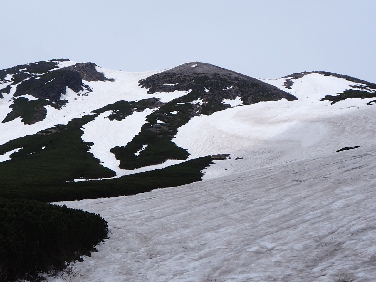 大雪渓からの写真