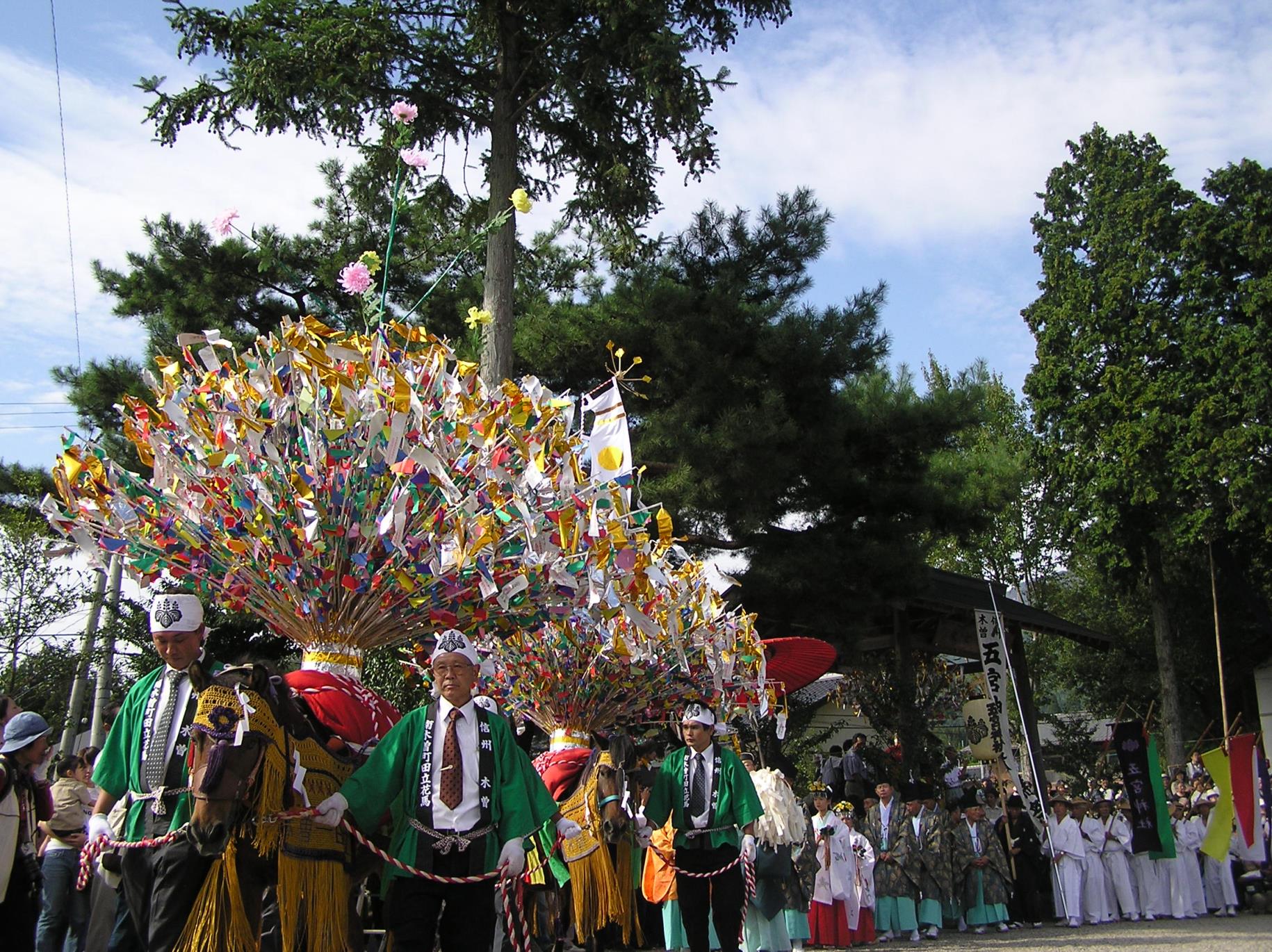 田立の花馬祭りの写真
