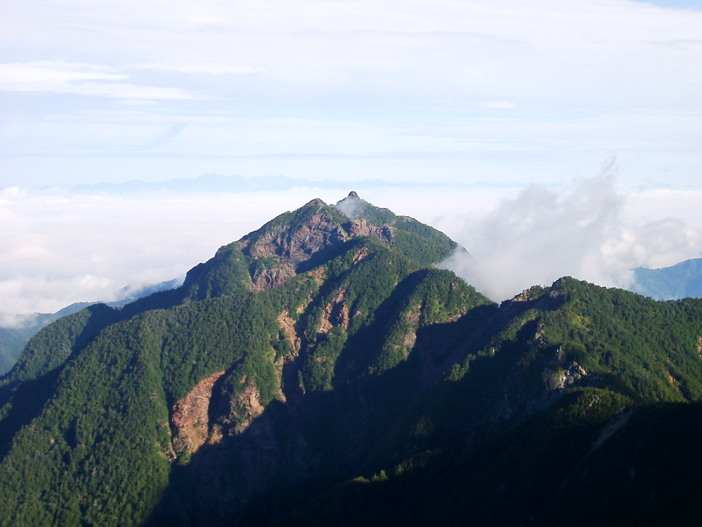 甲斐駒ヶ岳からの写真