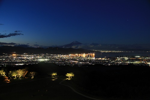 日本平からの夜景の写真