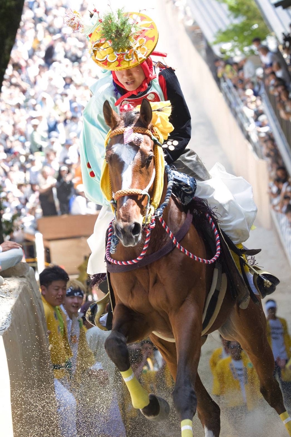 上げ馬神事の写真