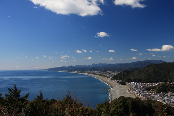 七里御浜の海岸の写真