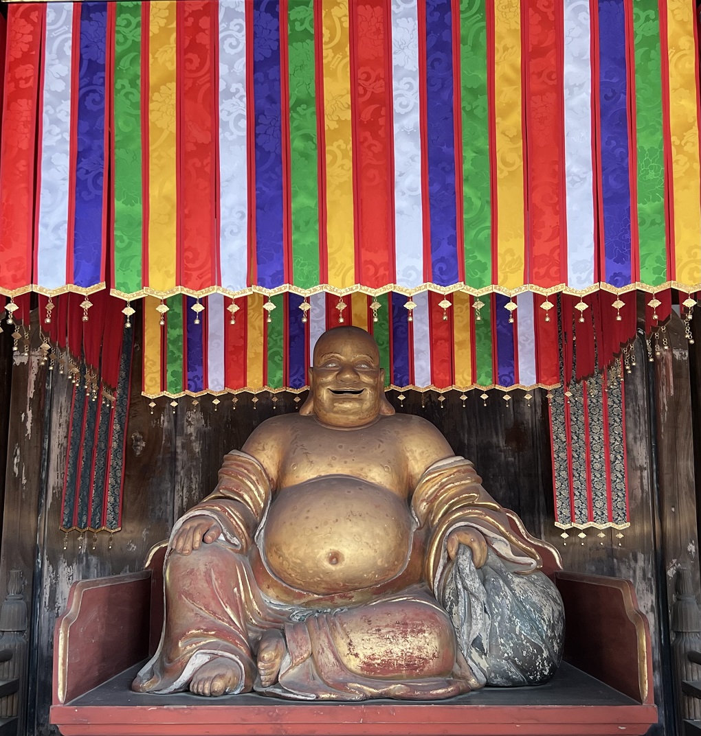 弥勒菩薩（布袋）坐像の写真