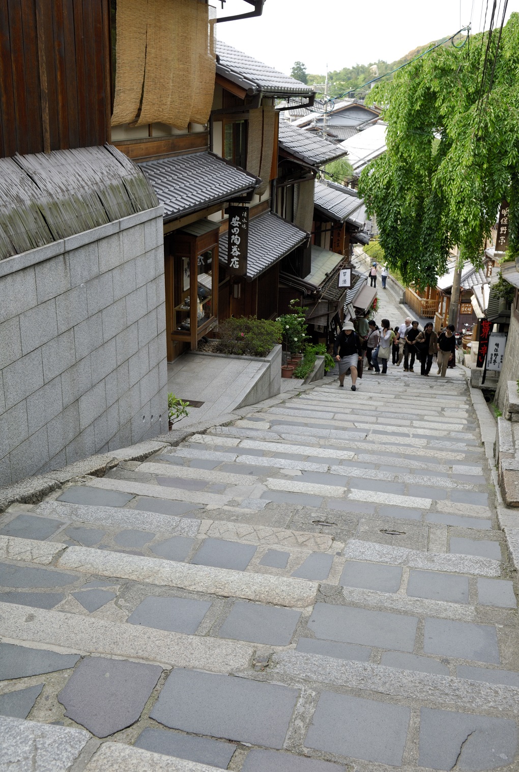 産寧坂の街並みの写真