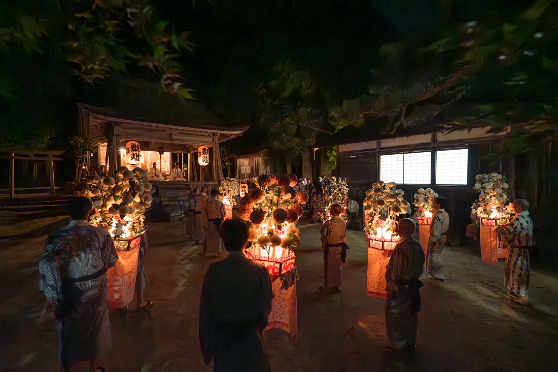 撮影：中野貴広 2023年／久多の花笠踊は国の重要無形民俗文化財に指定されているの写真