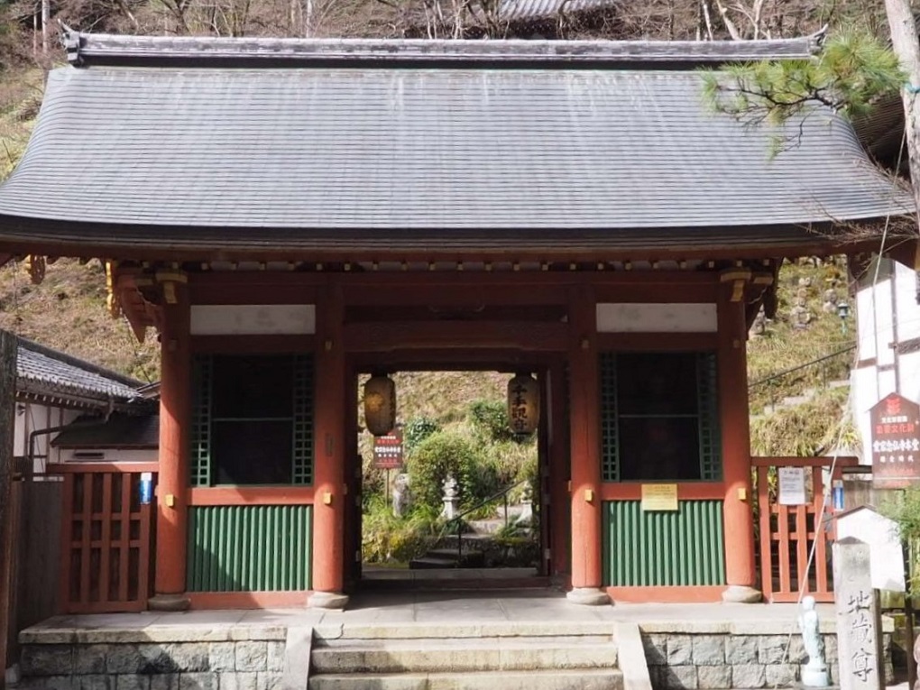 愛宕念仏寺 仁王門の写真