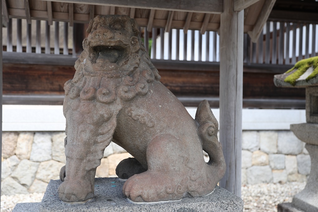 魔除狛犬（重要文化財）の写真