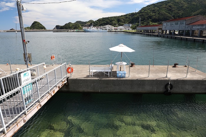 香住東港　海上タクシー乗り場の写真
