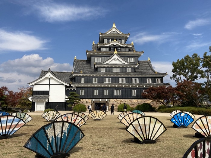 岡山城の写真