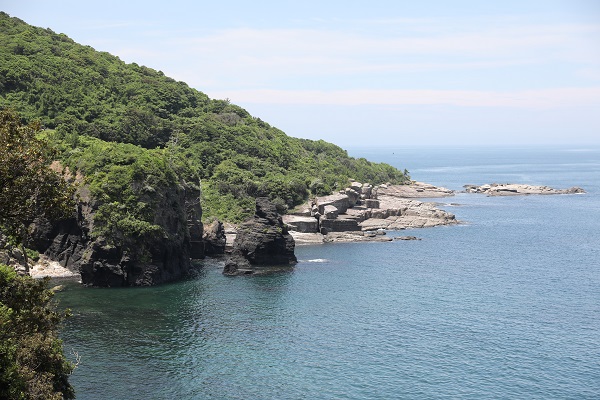 須佐湾海苔石海岸方面の写真