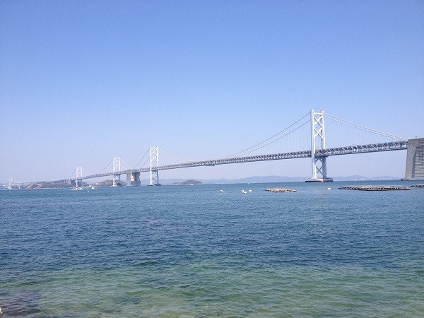 瀬戸大橋沙弥島からの写真