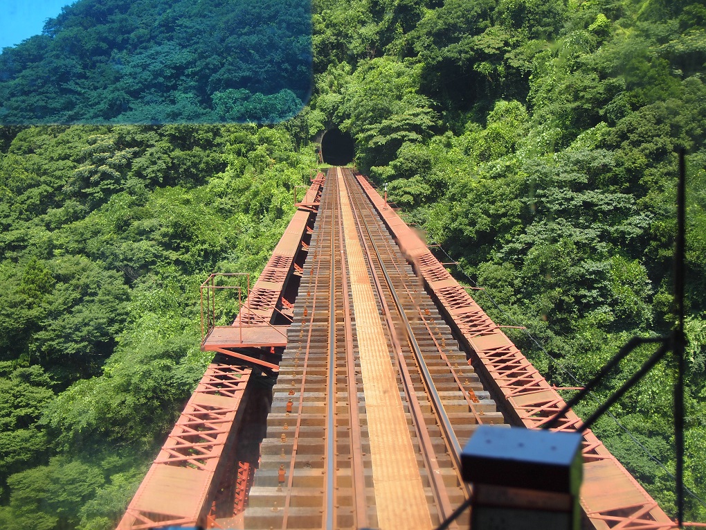 第一白川橋梁上の写真