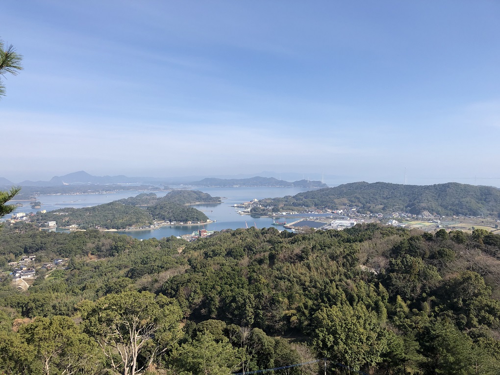 千巌山展望所からの眺めの写真