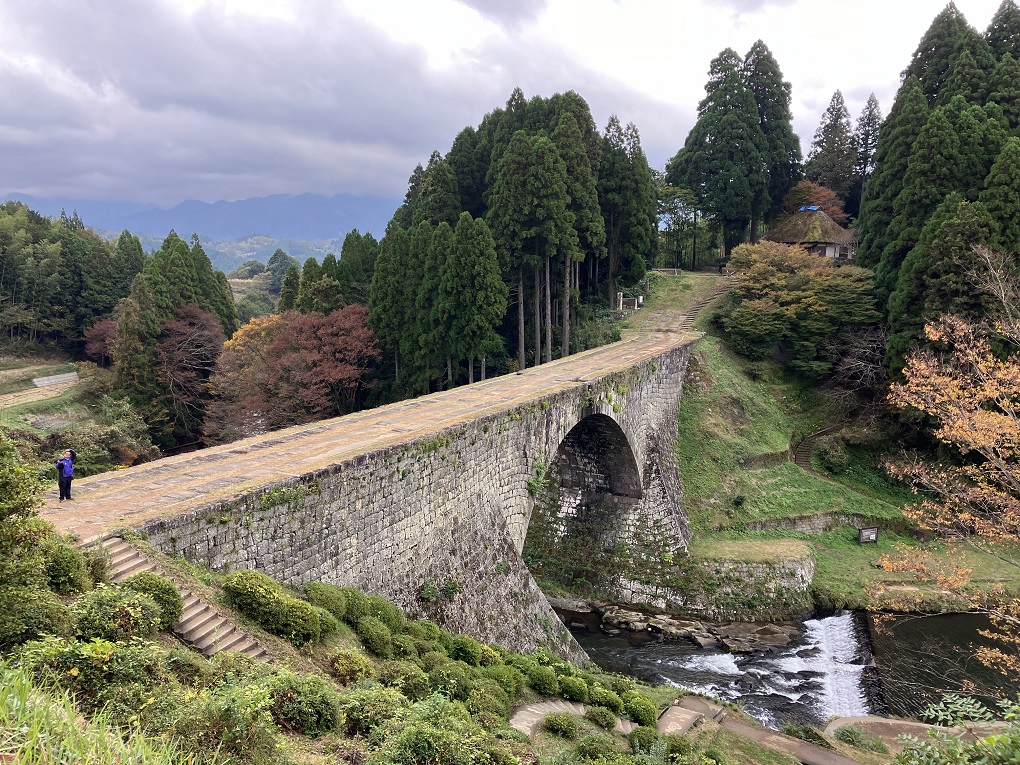 通潤橋全景の写真